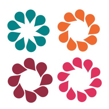 Dairesel tel çerçeve çokgen logo elemanı. Vector Illustration EPS10 dijital arkaplan posterleri evrensel yaratıcı premium logotype. Soyut çizgi vektör işareti. Promosyon ve iş için tasarım modeli