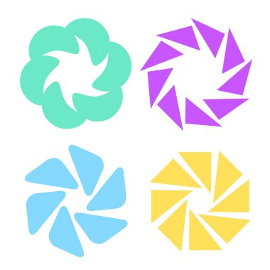 Dairesel tel çerçeve çokgen logo elemanı. Vector Illustration EPS10 dijital arkaplan posterleri evrensel yaratıcı premium logotype. Soyut çizgi vektör işareti. Promosyon ve iş için tasarım modeli