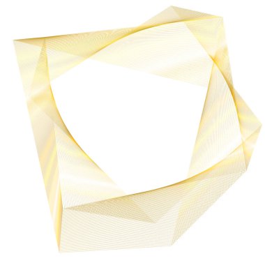 Tasarım elemanları. Parlak çizgilerin dalgası. Beyaz arka planda soyut parlak dalgalı çizgiler izole edildi. Yaratıcı çizgi sanatı. Düğün davetiyesi için vektör illüstrasyon EPS 10 sanat deco biçimi