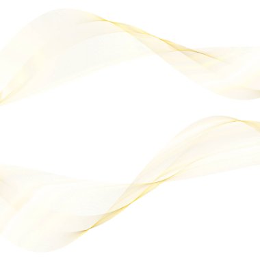 Tasarım elemanları. Parlak çizgilerin dalgası. Beyaz arka planda soyut parlak dalgalı çizgiler izole edildi. Yaratıcı çizgi sanatı. Düğün davetiyesi için vektör illüstrasyon EPS 10 sanat deco biçimi