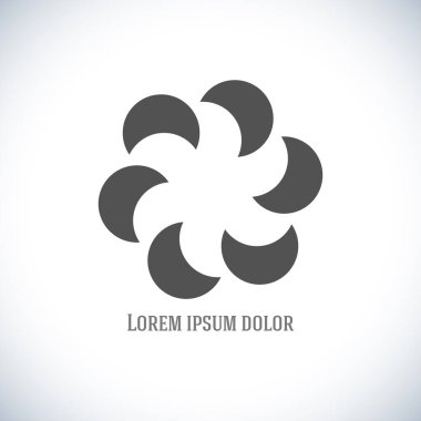 Dairesel tel çerçeve çokgen logo elemanı. Vector Illustration EPS10 dijital arkaplan posterleri evrensel yaratıcı premium logotype. Soyut çizgi vektör işareti. Promosyon ve iş için tasarım modeli