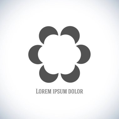 Dairesel tel çerçeve çokgen logo elemanı. Vector Illustration EPS10 dijital arkaplan posterleri evrensel yaratıcı premium logotype. Soyut çizgi vektör işareti. Promosyon ve iş için tasarım modeli