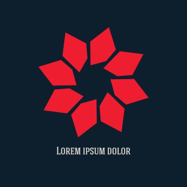 Dairesel tel çerçeve çokgen logo elemanı. Vector Illustration EPS10 dijital arkaplan posterleri evrensel yaratıcı premium logotype. Soyut çizgi vektör işareti. Promosyon ve iş için tasarım modeli