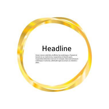 Tasarım elemanları. Bir sürü parıltılı çizgi çemberi dalgası. Beyaz arka planda soyut parlak dalgalı çizgiler izole edildi. Vektör illüstrasyon EPS 10. Harmanlama Aracı kullanılarak oluşturulan çizgilerle parlayan dalgalar