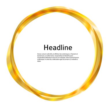 Tasarım elemanları. Bir sürü parıltılı çizgi çemberi dalgası. Beyaz arka planda soyut parlak dalgalı çizgiler izole edildi. Vektör illüstrasyon EPS 10. Harmanlama Aracı kullanılarak oluşturulan çizgilerle parlayan dalgalar