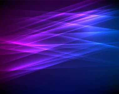 Çok amaçlı sunum için iş şablonları. Kolay düzenlenebilir EPS 10 düzeni. Horizon tasarım broşürü A4 format reklamı, Kuzey Işıkları neon etkisi mor arka plan parti broşürü