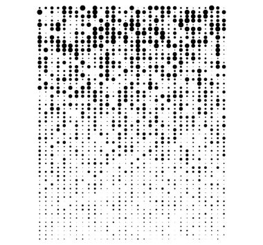 Tasarım elemanları sunum şablonu. Minimum afişler siyah beyaz arka plan. Geometrik yarım tonlu nokta daire kare şeklinde. Kartvizit düzeni için vektör illüstrasyonu EPS 10, rapor şablonunu kapsar