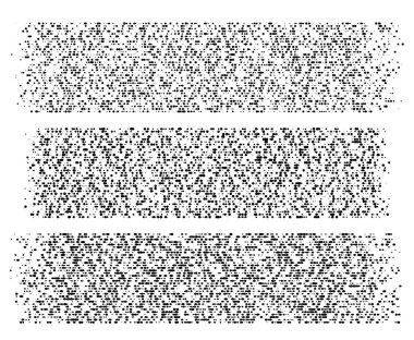 Tasarım elemanları sunum şablonu. Minimum afişler siyah beyaz arka plan. Geometrik yarım tonlu nokta daire kare şeklinde. Kartvizit düzeni için vektör illüstrasyonu EPS 10, rapor şablonunu kapsar