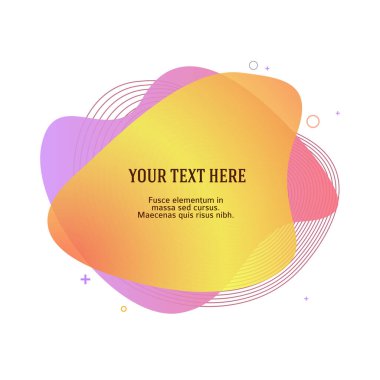 Soyut bulanık şekiller renk değişimini etkiler yumuşak geçiş, arkaplan sunumu tema ürünleri için doku, vektör illüstrasyon eps10