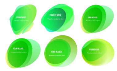 Soyut sıvı şekil. Akışkan bulanık şekiller yumuşak geçişi belirler. Geometrik çizgileri olan izole eğimli dalgalar, noktalar. Sancaklar, logolar, broşürler, sunumlar için vektör illüstrasyon eps10 dokusu