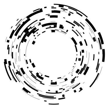 Tasarım ögeleri sembolü. Beyaz arkaplanda Düzenlenebilir Yarım Tonlu nokta çizgisi deseni. Vektör illüstrasyonu rastgele noktalı 10 kare ekliyor. Yarım ton çizgi dokusu kullanarak kenarlık simgesini yuvarla