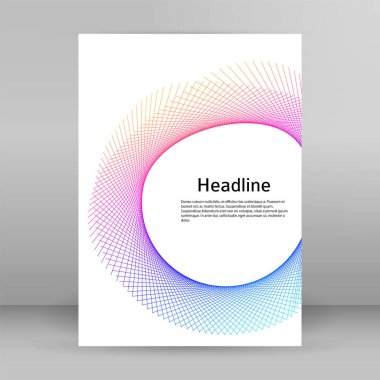 Büküm çizgilerinin beyaz arka planında soyut spiral siyah tasarım elemanı. Vector Illustration zarif kartvizit, broşür, broşür, afiş için 10 pound. Altın oran geleneksel oran