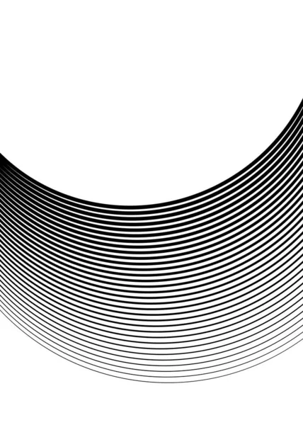 Ontwerpelementen Gebogen Scherpe Hoeken Vele Strepen Abstracte Verticale Gebroken Strepen — Stockvector