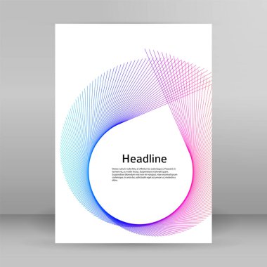 Büküm çizgilerinin beyaz arka planında soyut spiral siyah tasarım elemanı. Vector Illustration zarif kartvizit, broşür, broşür, afiş için 10 pound. Altın oran geleneksel oran