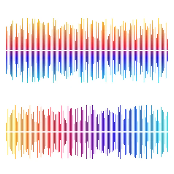 Grå Equalizer Isolerad Vit Bakgrund Vektorillustration Pulsmusikspelare Ljudvågslogotyp Vektor Designelement — Stock vektor