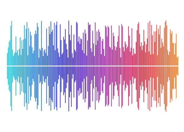 Grijze Equalizer Geïsoleerd Witte Achtergrond Vector Illustratie Hartslagmuziekspeler Geluidsgolf Logo — Stockvector