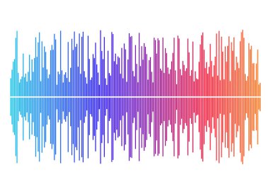 Gri ekolayzır beyaz arkaplanda izole edildi. Vektör çizimi. Nabız müzik çalar. Ses dalgası logosu. Vektör tasarım ögesi Ses dalgası şablonu görselleştirme sinyalinin posteriName