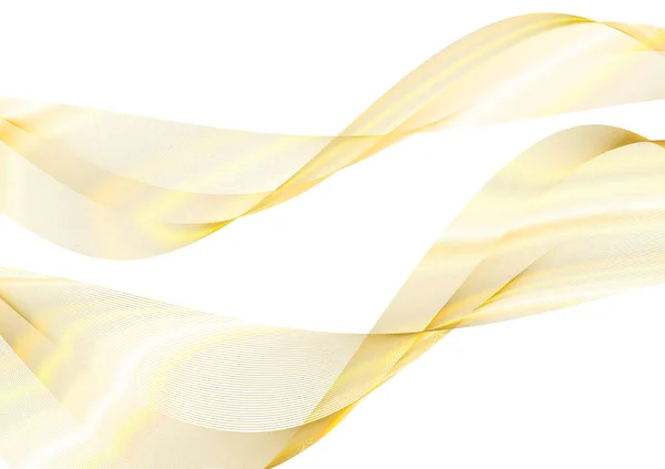 Ontwerpelementen Zwaai Van Vele Glinsterende Lijnen Abstracte Golvende Strepen Witte — Stockvector
