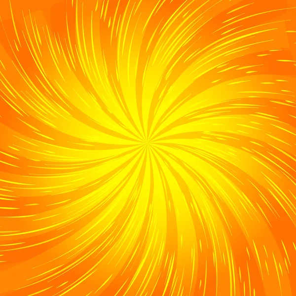 Fond Été Avec Des Rayons Jaunes Oranges Soleil Été Tourbillon — Image vectorielle