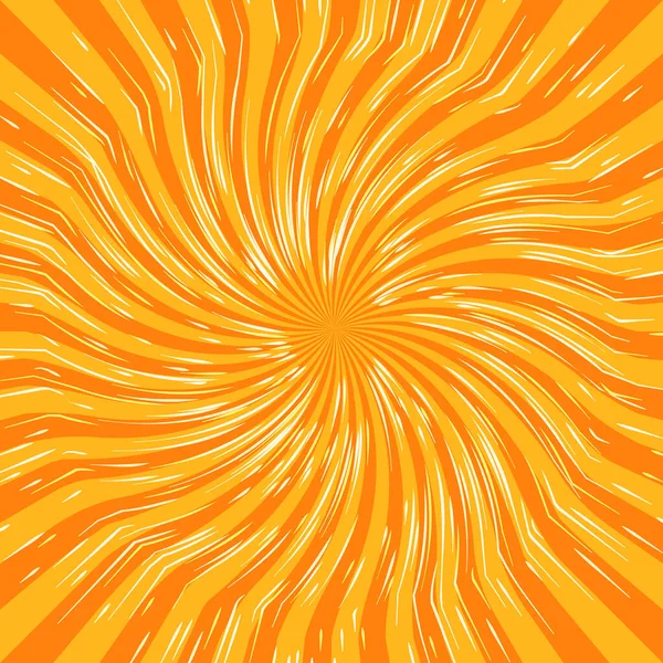 Summer Background Orange Yellow Rays Summer Sun Hot Swirl Space — Stock Vector
