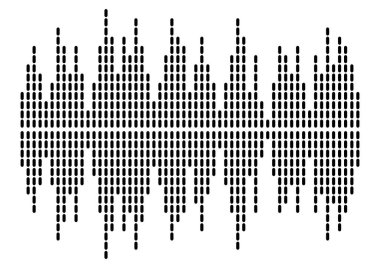 Farklı eğlenceli olaylar için ses dalgaları vektörü soyut - grafik eşitleyici vektör arkaplanı. Resim 10 kullanılabilir, müzik broşürü tasarım sayfası, kapak dergisi, kitapçık