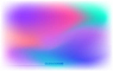 Blur rainbow gradient background of fantasy multiple colored with space place for your text. Graphic image template. Abstract vector Illustration eps 10 for your business brochure clipart