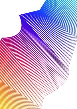 Siyah çizgi elementli modern geometrik arkaplan. Grafik resim şablonu deseni. İş broşürü, pankart tasarımı ve reklam broşürü için soyut vektör ilüstrasyonu 10 puan.