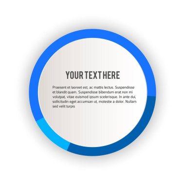 Etiket boş şablonu, beyaz arkaplan ve çizgi çember halkası ile bulanık gradyanı ayarla. Vektör illüstrasyon EPS 10. Yeni ürün bültenleri ve web afişleri için modern tasarım düzenlenebilir başlık sayfası