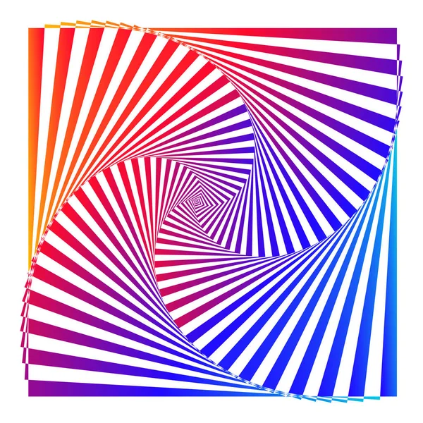 Gradiente Arco Iris Rayado Opta Por Arte Ilusión Óptica Geométrica — Archivo Imágenes Vectoriales