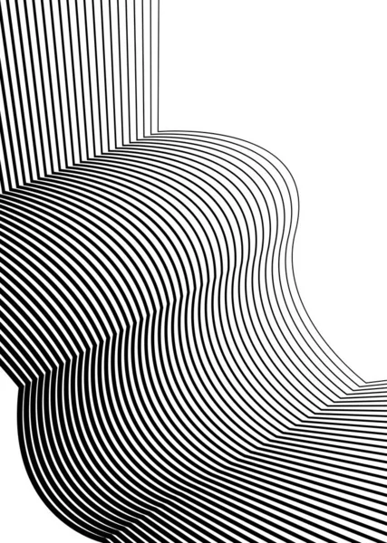 Weiße Schwarze Farbe Linearer Hintergrund Designelemente Poligonale Linien Schutzschicht Für — Stockvektor