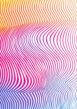 Modern renkli akış posteri. Gökkuşağı rengindeki dalga sıvısı arka planı yansıtır. Tasarım projen için sanat tasarımı. Vektör illüstrasyonu EPS10 veya kitapçık düzeni, sağlık broşürü, haber bülteni