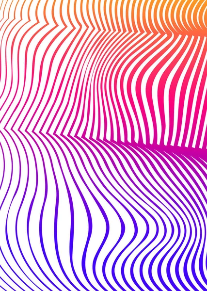 Moderne Kleurrijke Flow Poster Wave Liquid Vorm Regenboog Kleur Reflecteert — Stockvector