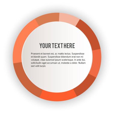 Etiket boş şablonu, beyaz arkaplan ve çizgi çember halkası ile bulanık gradyanı ayarla. Vektör illüstrasyon EPS 10. Yeni ürün bültenleri ve web afişleri için modern tasarım düzenlenebilir başlık sayfası