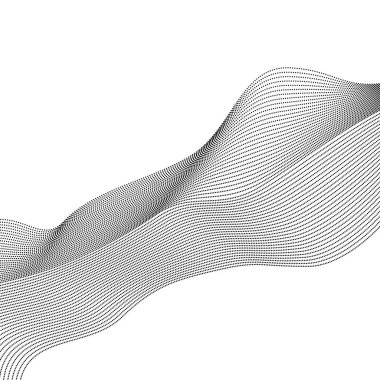 Tasarım ögeleri sembolü Düzenlenebilir simge - Yarım ton daireler, yarım ton nokta deseni beyaz arkaplan. Vektör illüstrasyonu, teknoloji ve kozmetik için siyah soyut rastgele noktalar içeren 10 kare ekliyor.