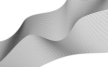 Tasarım ögeleri sembolü Düzenlenebilir simge - Yarım ton daireler, yarım ton nokta deseni beyaz arkaplan. Vektör illüstrasyonu, teknoloji ve kozmetik için siyah soyut rastgele noktalar içeren 10 kare ekliyor.