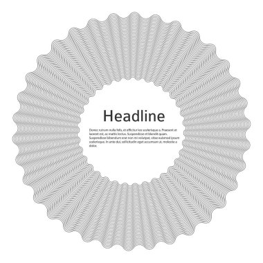 Tasarım elemanları. Bir sürü mor çizgi çemberi dalgası. Beyaz arka planda soyut gökkuşağı dalgalı çizgiler izole edildi. Vektör illüstrasyon EPS 10. Harmanlama Aracı kullanılarak oluşturulan çizgilerle renkli dalgalar