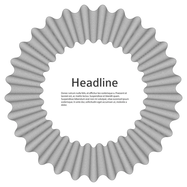 Tasarım elemanları. Bir sürü mor çizgi çemberi dalgası. Beyaz arka planda soyut gökkuşağı dalgalı çizgiler izole edildi. Vektör illüstrasyon EPS 10. Harmanlama Aracı kullanılarak oluşturulan çizgilerle renkli dalgalar