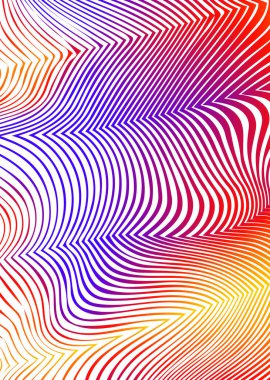 Modern renkli akış posteri. Gökkuşağı rengindeki dalga sıvısı arka planı yansıtır. Tasarım projen için sanat tasarımı. Vektör illüstrasyonu EPS10 veya kitapçık düzeni, sağlık broşürü, haber bülteni