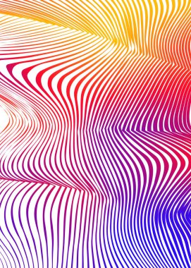 Modern renkli akış posteri. Gökkuşağı rengindeki dalga sıvısı arka planı yansıtır. Tasarım projen için sanat tasarımı. Vektör illüstrasyonu EPS10 veya kitapçık düzeni, sağlık broşürü, haber bülteni