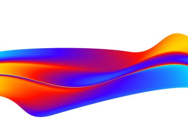 Modern renkli akış posteri. Gökkuşağı rengindeki dalga sıvısı arka planı yansıtır. Tasarım projen için sanat tasarımı. Vektör illüstrasyonu EPS10 veya kitapçık düzeni, sağlık broşürü, haber bülteni