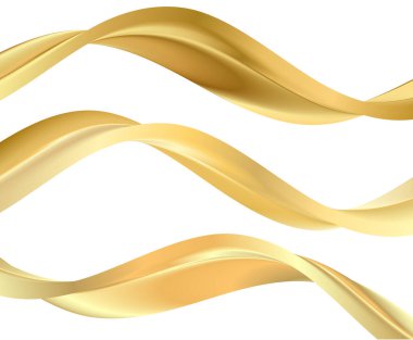 Tasarım elemanları. Parlak çizgilerin dalgası. Beyaz arka planda soyut dalgalı çizgiler izole edildi. Yaratıcı çizgi sanatı. Vektör illüstrasyon EPS 10 sanat deco tarzı düğün davetiyesi, lüks şablon