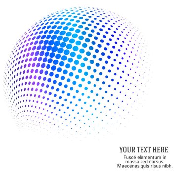 Satranç yarım ton küreli üç boyutlu dekoratif toplar beyaz üzerine izole edilmiş nokta küreler. Vektör illüstrasyonu EPS10. Reklam ilanınız, sunum şablonunuz, broşür planınız, kitap kapağınız için tasarım unsurları