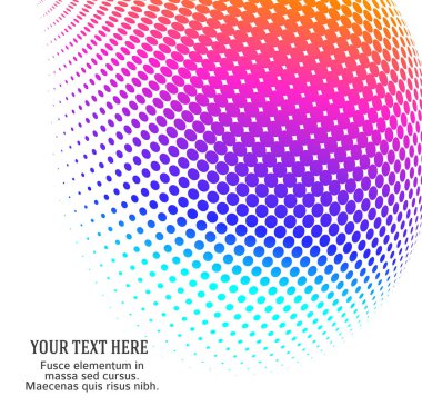 Satranç yarım ton küreli üç boyutlu dekoratif toplar beyaz üzerine izole edilmiş nokta küreler. Vektör illüstrasyonu EPS10. Reklam ilanınız, sunum şablonunuz, broşür planınız, kitap kapağınız için tasarım unsurları