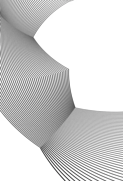 Siyah Çizgi Elementli Modern Geometrik Arkaplan Grafik Resim Şablonu Deseni — Stok Vektör