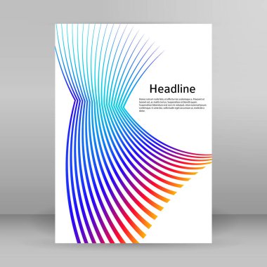 Çok amaçlı sunum için iş şablonları. Kolay düzenlenebilir EPS 10 düzeni. Tasarım broşürü A4 format tanıtımı, sunum şablonu, broşür düzeni, kitap kapağı, tanıtım için dijital