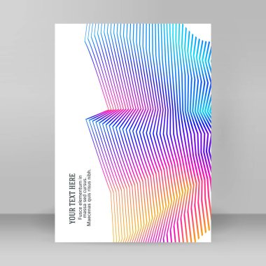 Çok amaçlı sunum için iş şablonları. Kolay düzenlenebilir EPS 10 düzeni. Tasarım broşürü A4 format tanıtımı, sunum şablonu, broşür düzeni, kitap kapağı, tanıtım için dijital