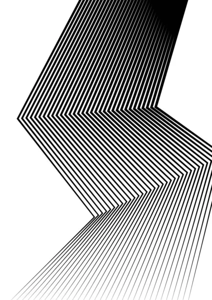 Moderne Geometrische Achtergrond Met Zwarte Lijnen Element Grafische Afbeelding Sjabloon — Stockvector