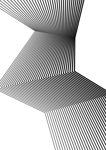 Siyah Çizgi Elementli Modern Geometrik Arkaplan Grafik Resim Şablonu Deseni — Stok Vektör