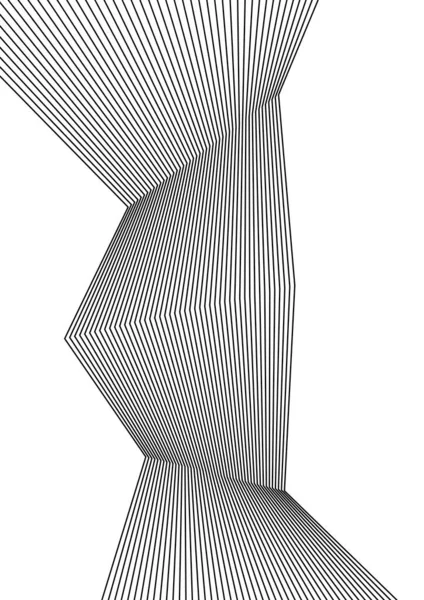 Siyah Çizgi Elementli Modern Geometrik Arkaplan Grafik Resim Şablonu Deseni — Stok Vektör
