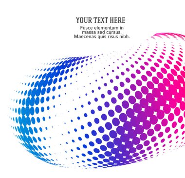 Tasarım ögeleri sembolü Düzenlenebilir simge - Yarım ton daireler, yarım ton nokta deseni beyaz arkaplan. Vektör illüstrasyonunda teknoloji ve elektronik için siyah soyut rastgele noktalar 10 kare yer alıyor